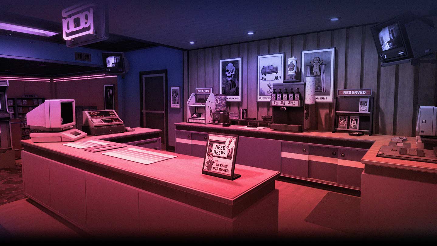 Retro Rewind VHS Shelves